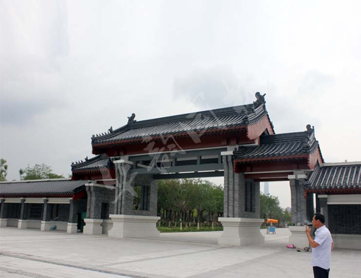 天津侯台湿地公园东大门工程.jpg
